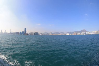 Kentsel cityscape manzarası Hk günde