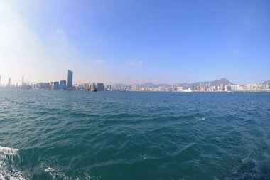 Kentsel cityscape manzarası Hk günde