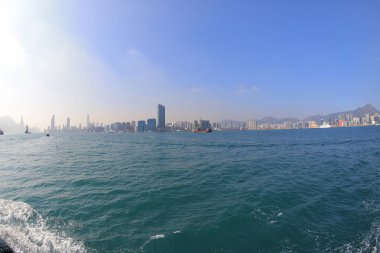 Kentsel cityscape manzarası Hk günde