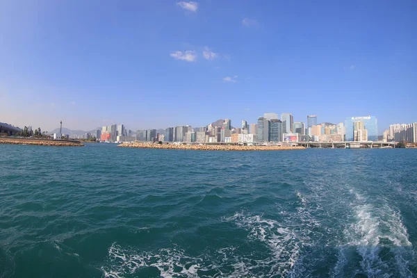 Kai Tak Cruise Victoria Limanı Ile — Stok fotoğraf