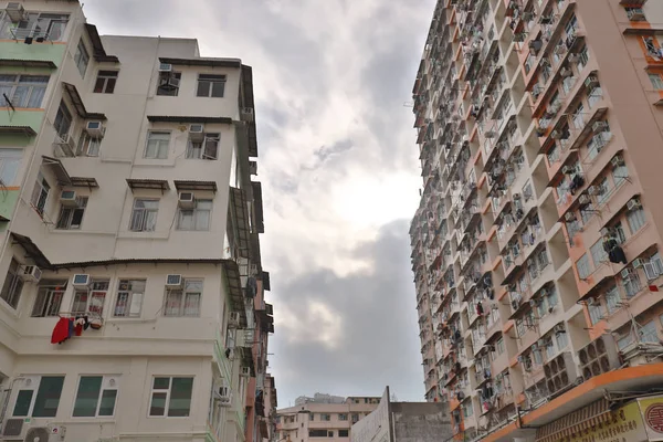 Tong Lau Oude Huis San Kong — Stockfoto