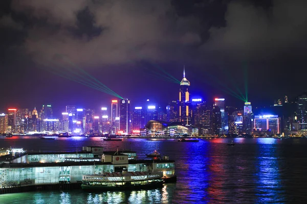 Den Natt Scenen Hong Kong 2010 — Stockfoto