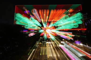 2016: Hong Kong xmas önce geceleri sokak