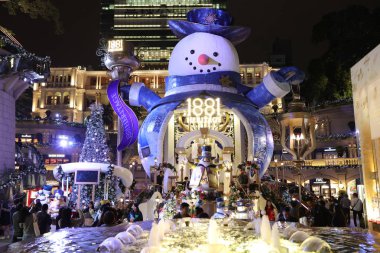 Hong Kong adlı Noel gecesi. Hong Kong bir özerk 2016 ilgi alanım