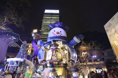 Hong Kong adlı Noel gecesi. Hong Kong bir özerk 2016 ilgi alanım