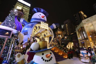 Hong Kong adlı Noel gecesi. Hong Kong bir özerk 2016 ilgi alanım