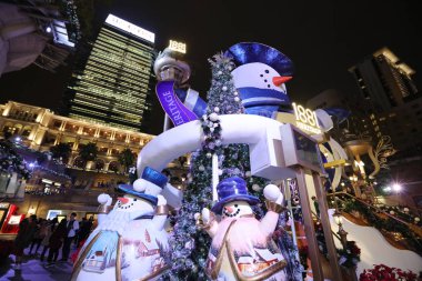 Hong Kong adlı Noel gecesi. Hong Kong bir özerk 2016 ilgi alanım
