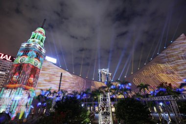 Hong Kong Pulse 3d ışık gösterisi, tst