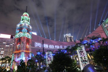  Saat Kulesi Tsim Sha Tsui, Kowloon, Hong Kong, gemi