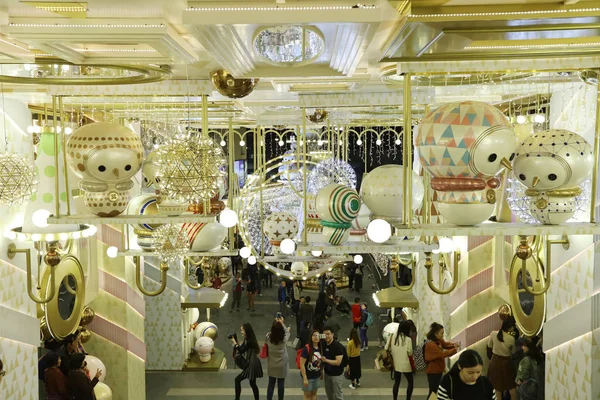 在尖沙咀 2016年海港城购物商场 — 图库照片
