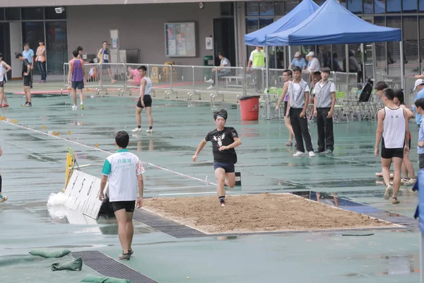 Tseung Kwan Sporcu Yer Hong Kong Maçta — Stok fotoğraf