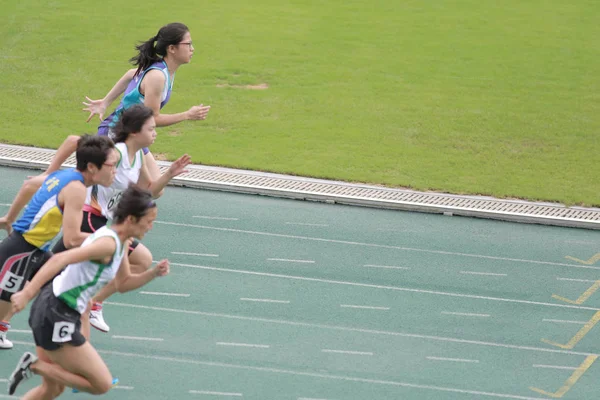 Tseung Kwan Boisko Sportowe Grę Hong Kong — Zdjęcie stockowe