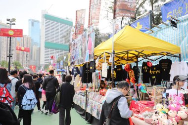Victoria Parkı'nda adil bir ay yeni yıl