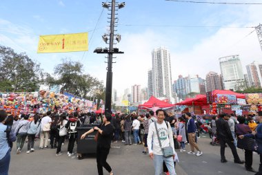 Victoria Parkı'nda adil bir ay yeni yıl