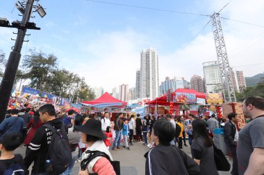 Victoria Parkı'nda adil bir ay yeni yıl