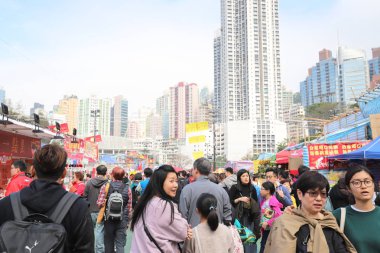 Victoria Parkı'nda adil bir ay yeni yıl