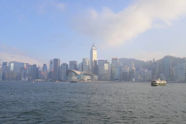 Kowloon taraftan 2019 görüldüğü gibi hk