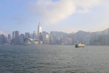 Kowloon taraftan 2019 görüldüğü gibi hk