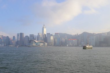 Kowloon taraftan 2019 görüldüğü gibi hk