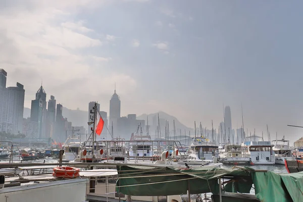 Causeway Bay Typhoon Shelter 2019 — Foto Stock