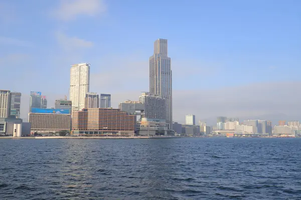 Ein Blick Auf Den Tsim Sha Tsui Kowloon Bezirk — Stockfoto