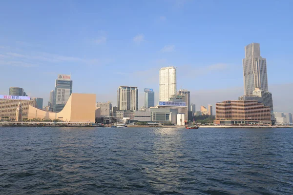 Tsim Sha Tsui Kowloon bölgesinde bir görünümünü 