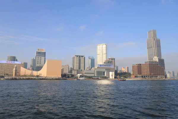 Tsim Sha Tsui Kowloon bölgesinde bir görünümünü 