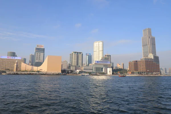 Tsim Sha Tsui Kowloon bölgesinde bir görünümünü 