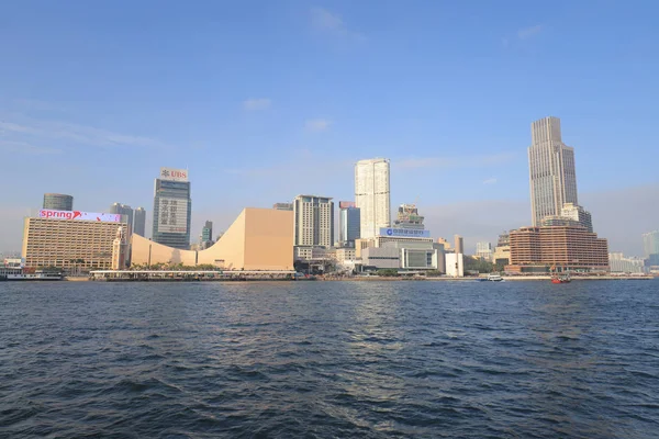 Tsim Sha Tsui Kowloon bölgesinde bir görünümünü 