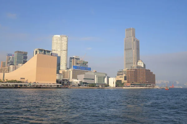 Tsim Sha Tsui Kowloon bölgesinde bir görünümünü 