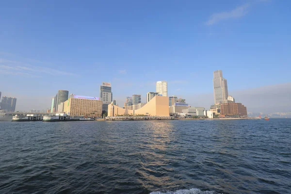 Tsim Sha Tsui Kowloon bölgesinde bir görünümünü 