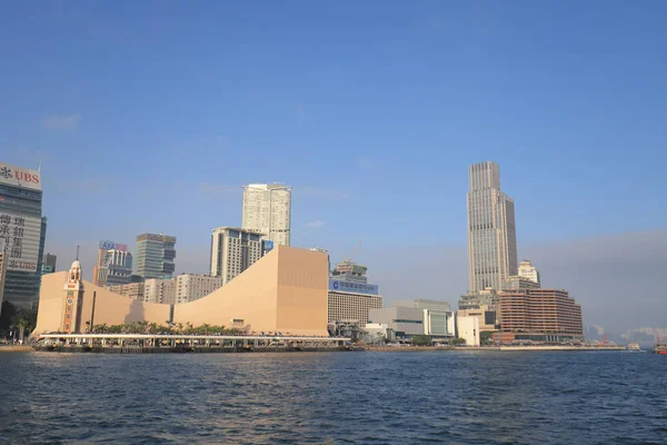 Tsim Sha Tsui Kowloon bölgesinde bir görünümünü 