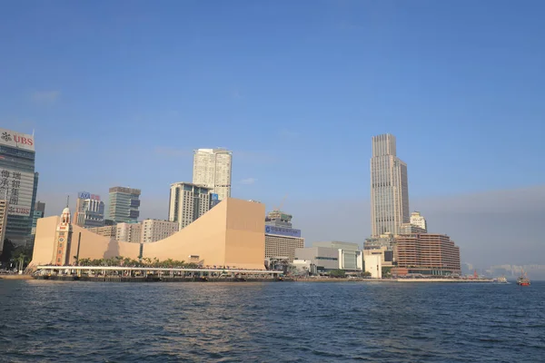 Tsim Sha Tsui Kowloon bölgesinde bir görünümünü 