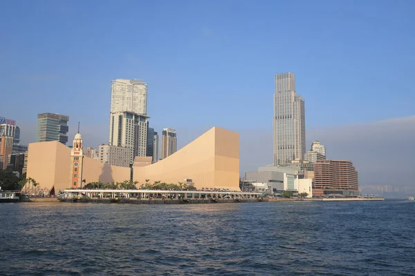 Tsim Sha Tsui Kowloon bölgesinde bir görünümünü 