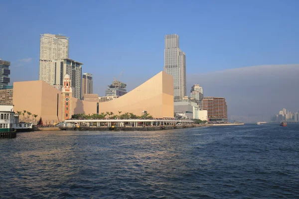 Tsim Sha Tsui Kowloon bölgesinde bir görünümünü 