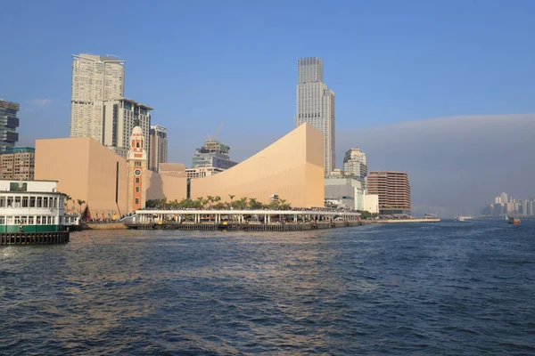 Tsim Sha Tsui Kowloon bölgesinde bir görünümünü 