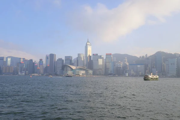 Kowloon taraftan 2019 görüldüğü gibi hk