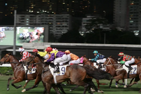 Las Carreras Caballos Deporte Popular — Foto de Stock