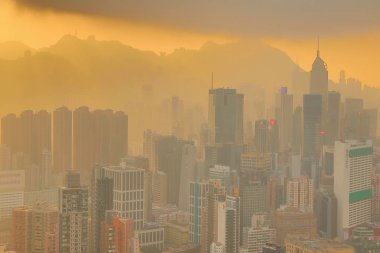 Victoria Harbour gözlemlemek için bir hedef bakış açısı.