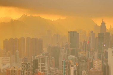 Victoria Harbour gözlemlemek için bir hedef bakış açısı.
