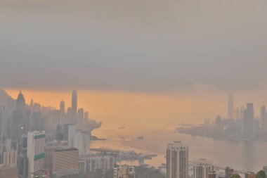 Victoria Harbour hk gözlemlemek için bakış