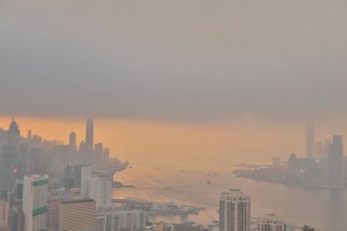 Victoria Harbour hk gözlemlemek için bakış