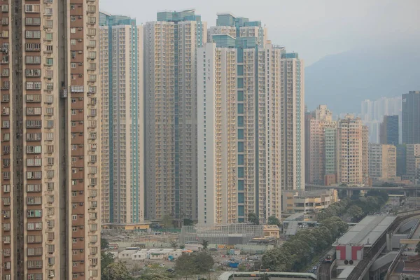 Čtvrti Kowloon Bay Hong Kong — Stock fotografie