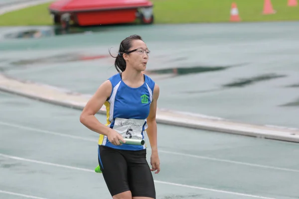 Tseung Kwan Sporcu Yer Hong Kong Maçta — Stok fotoğraf