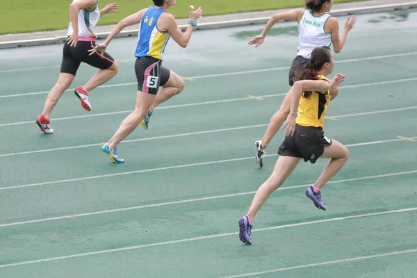 Das Hong Kong Spiel Auf Dem Tseung Kwan Sportplatz — Stockfoto