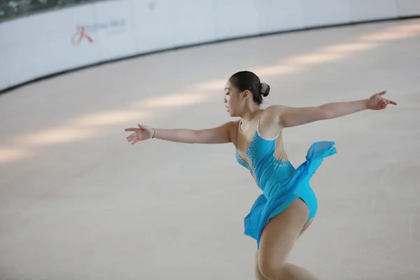 Patinaje Artístico Patinaje Sobre Hielo Velocidad — Foto de Stock