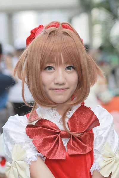 Cosplayer Vestito Festa Csoplay All Asia — Foto Stock