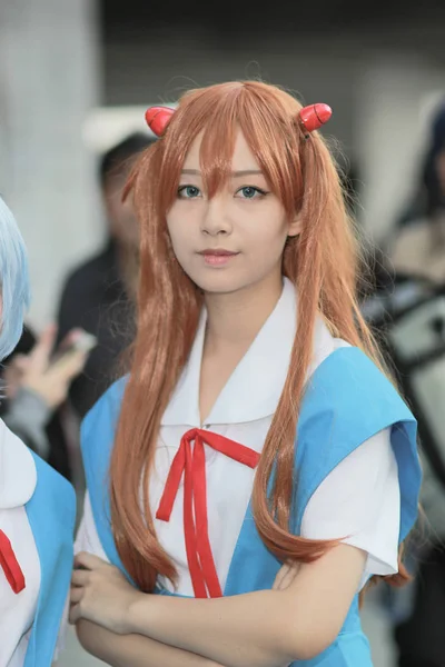 공정에서 Cosplayers — 스톡 사진