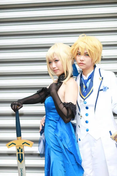 olay Japon animasyon poz bir Cosplayer