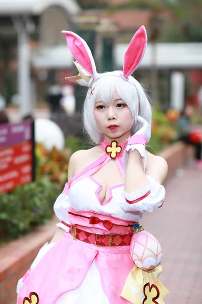 Cosplayer Poserar Den Japansk Animationen Händelse — Stockfoto